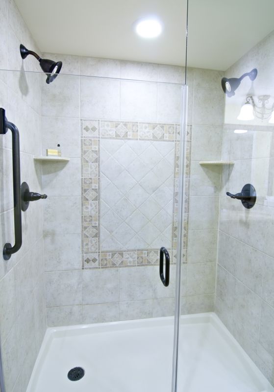 Modern Shower with Custom Features